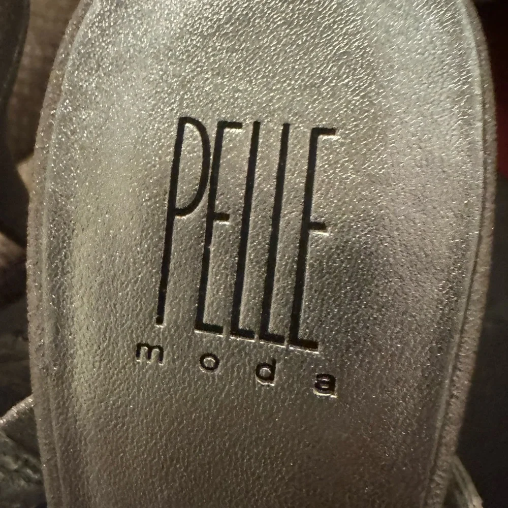 Pelle Moda Silver Rhinestone Heels - Picture 5 of 6